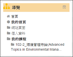 設定完成後的區塊