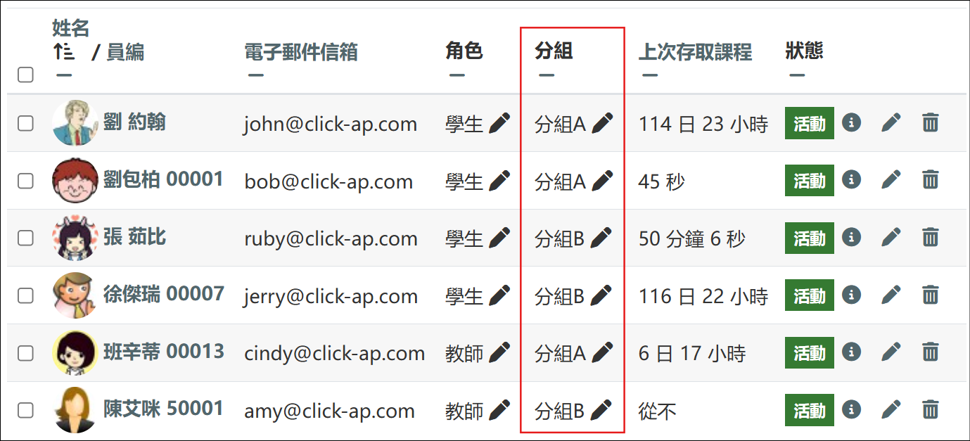 將學生與教師分組